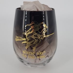 Witchy Stemless Wine Glass